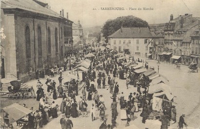 / CPA FRANCE 57 "Sarrebourg, place du Marché "