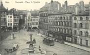 57 Moselle / CPA FRANCE 57 "Metz, place Saint Simplice" / TRAMWAY