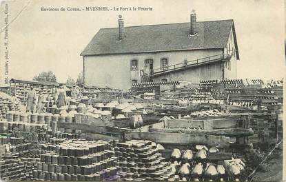 / CPA FRANCE 58 "Myennes, le port à la poterie"