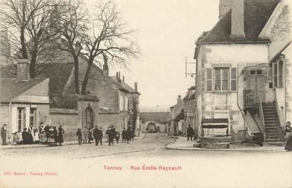 / CPA FRANCE 58 "Tannay, rue Emile Regnault"