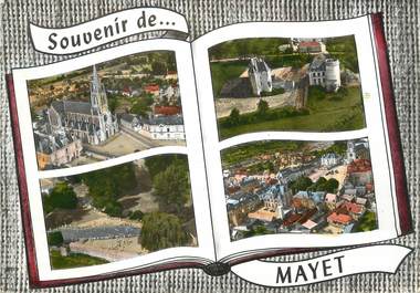 / CPSM FRANCE 72 "Souvenir de Mayet"