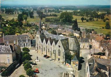 / CPSM FRANCE 72 "Parigné l'Evêque, vue aérienne, l'église"