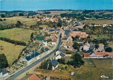 / CPSM FRANCE 72 "Souligne Flacé, vue générale aérienne"