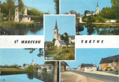 / CPSM FRANCE 72 "Saint Marceau"
