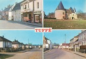 72 Sarthe / CPSM FRANCE 72 "Tuffè, ses rues et un château"