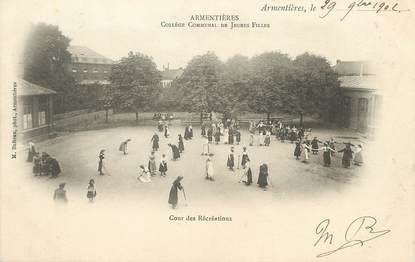 / CPA FRANCE 59 "Armentières, collège communal de jeunes filles"