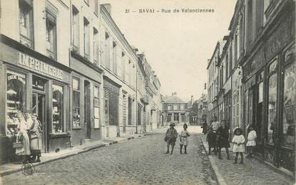 / CPA FRANCE 59 "Bavai, rue de Valenciennes"