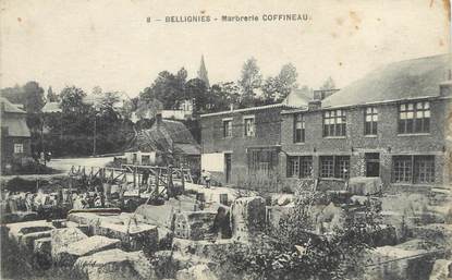 / CPA FRANCE 59 "Bellignies, marbrerie Coffineau"