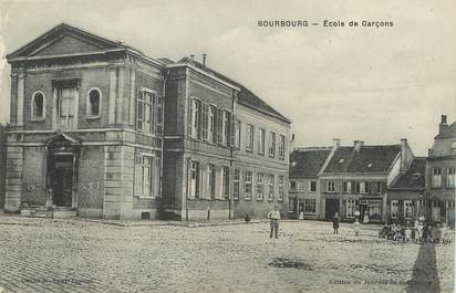 / CPA FRANCE 59 "Bourbourg, école de garçons"