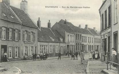 / CPA FRANCE 59 "Bourbourg, rue du Marché aux vaches"