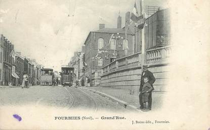 / CPA FRANCE 59 "Fourmies, Grand'rue" / TRAMWAY