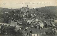 19 Correze CPA FRANCE 19 "Uzerche, vue panoramique prise de la route d'Eyburie"