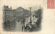 59 Nord / CPA FRANCE 59 "Denain, la rue de Villars après une grande pluie"