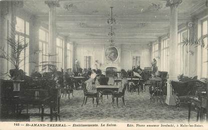 / CPA FRANCE 59 "Saint Amand Thermal, établissements, le salon"