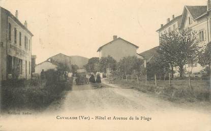 CPA FRANCE 83 "Cavalaire, Hotel et avenue de la Plage"