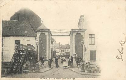 / CPA FRANCE 59 "Merville, le vieux pont de la Lys"