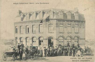 / CPA FRANCE 59 "Malo Terminus, hôtel de la plage"