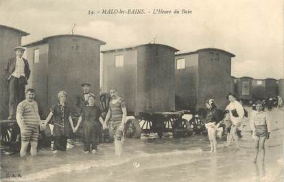 / CPA FRANCE 59 "Malo Terminus, l'heure du bain"