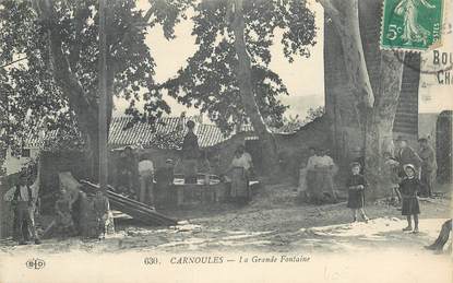 CPA FRANCE 83 "Carnoules, la grande fontaine"