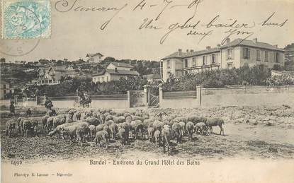 CPA FRANCE 83 "Bandol, environs du grand Hotel des Bains"