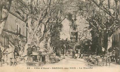 CPA FRANCE 83 "Bandol, le Marché"