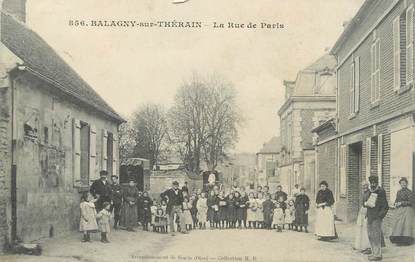 / CPA FRANCE 60 "Balagny sur Thérain, la rue de Paris"