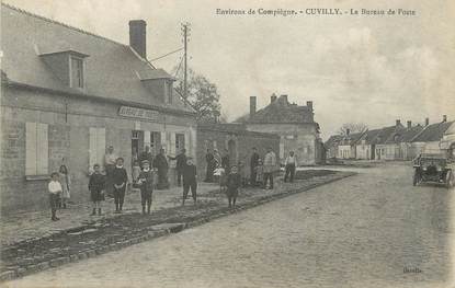 / CPA FRANCE 60 "Cuvilly, le bureau de poste"