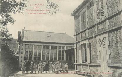 / CPA FRANCE 60 "Cuvilly, école des filles"