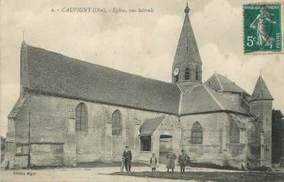 / CPA FRANCE 60 "Cauvigny, église"