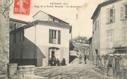 CPA FRANCE 83 "Fayence, siège de la société Musicale La Renaissance"