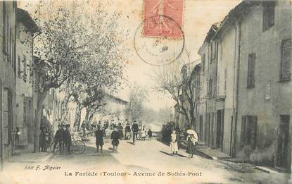 CPA FRANCE 83 "La Farlède, avenue de Soliès Pont"