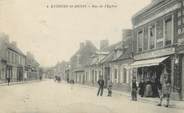 60 Oise / CPA FRANCE 60 "Estrées Saint Denis, rue de l'église"