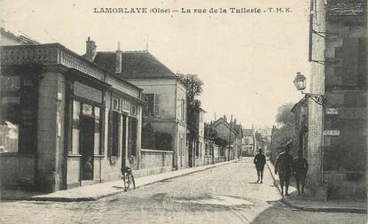 / CPA FRANCE 60 "Lamorlaye, la rue de la tuilerie"