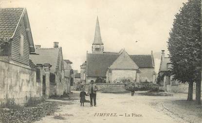 / CPA FRANCE 60 "Pimprez, la place"