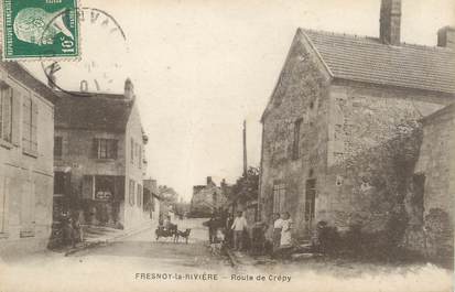 / CPA FRANCE 60 "Fresnoy la Rivière, route de Crépy"