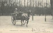 75 Pari CPA FRANCE 75016 "Paris, bois de boulogne" / ATTELAGE CHEVAL