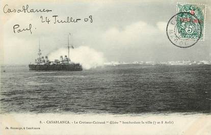 CPA MAROC / Casablanca, le croiseur cuirassé Gloire