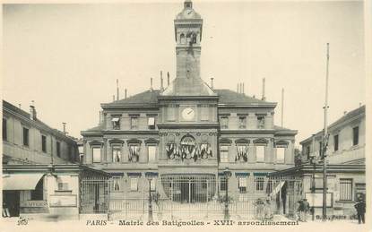 CPA FRANCE 75017 "Paris, mairie des Batignolles"