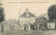 60 Oise / CPA FRANCE 60 "Mareuil la Motte, la mairie et la place"