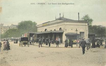 CPA FRANCE 75017 "Paris, la gare des Batignolles"