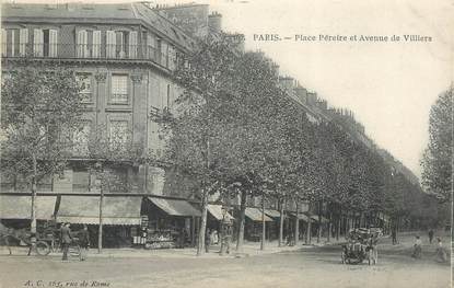 CPA FRANCE 75017 "Paris, la place Péreire et avenue de Villiers"