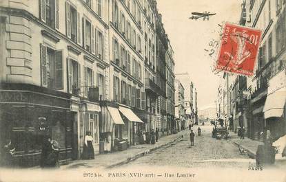 CPA FRANCE 75017 "Paris, la rue Lantier"