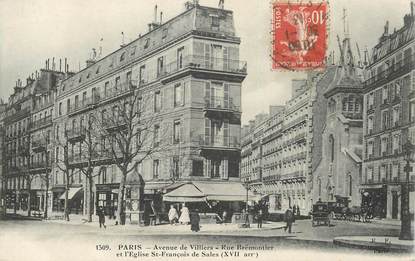 CPA FRANCE 75017 "Paris, avenue de Villiers"