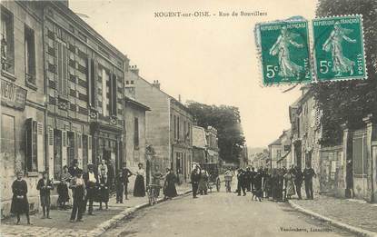 / CPA FRANCE 60 "Nogent sur Oise, rue de Bonvillers"