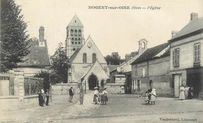 / CPA FRANCE 60 "Nogent sur Oise, l'église"