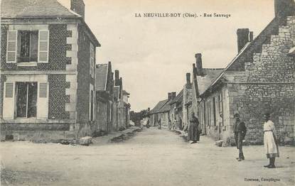 / CPA FRANCE 60 "La Neuville Roy, rue Sauvage"