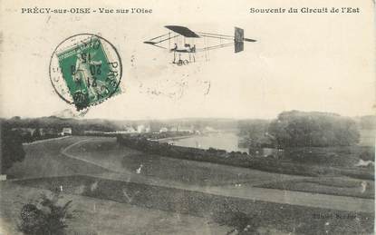 / CPA FRANCE 60 "Précy sur Oise, souvenir du circuit de l'Est" / AVIATION