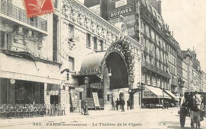  CPA FRANCE 75018 "Paris, Montmartre, le Théâtre de la Cigale"