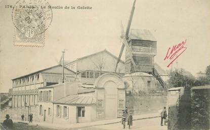  CPA FRANCE 75018 "Paris, le Moulin de la Galette"