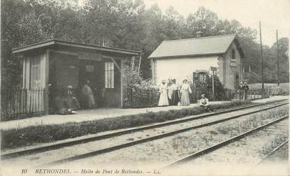 / CPA FRANCE 60 "Rethondes, Halte du pont de Réthondes"